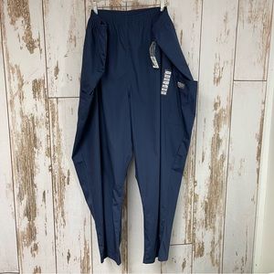 NWT Scrub Zone, Elastic Waist Cargo Scrub Pants. Size 5XL. Navy Blue